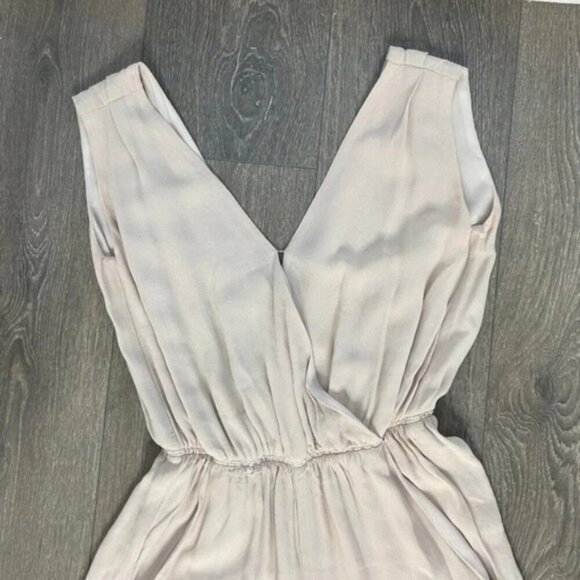 Babaton Aritzia Maximillian Jumpsuit Wide Leg Crop Denude Beige Taupe Size XS - Picture 7 of 15